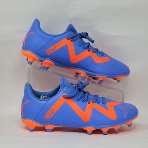 Puma Future Play FG AG Blue Orange Soccer Shoes Cleats 107187 01 Mens Sz 7 New